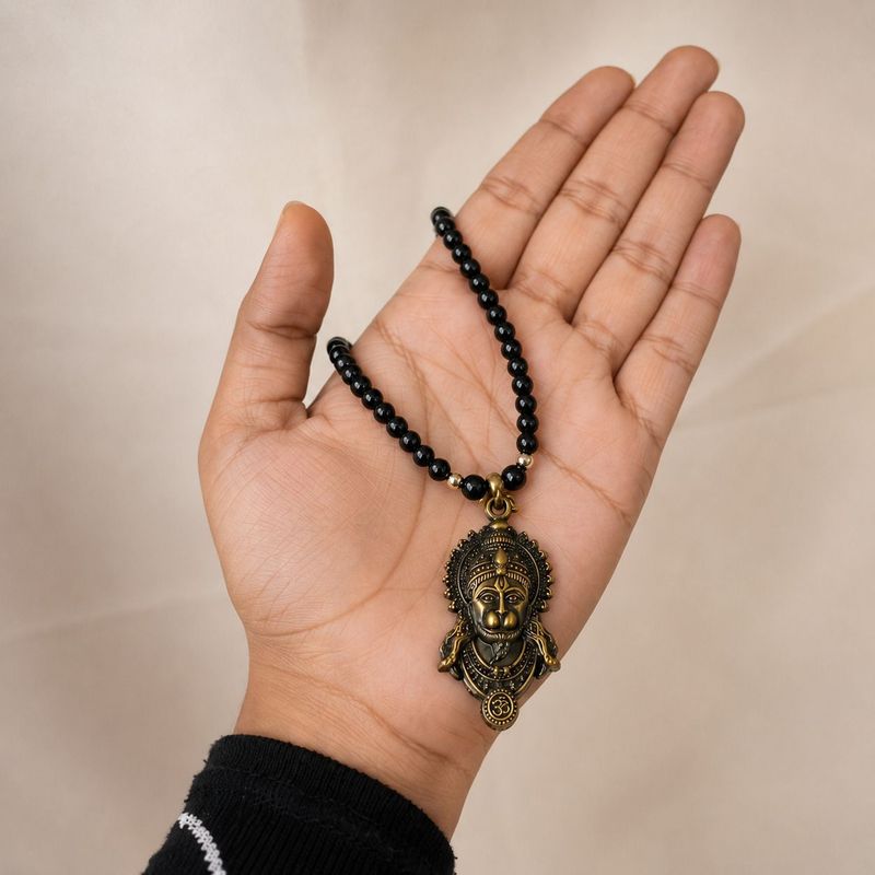 ringzinnie Men's Hanuman Face Pendant - Image 4