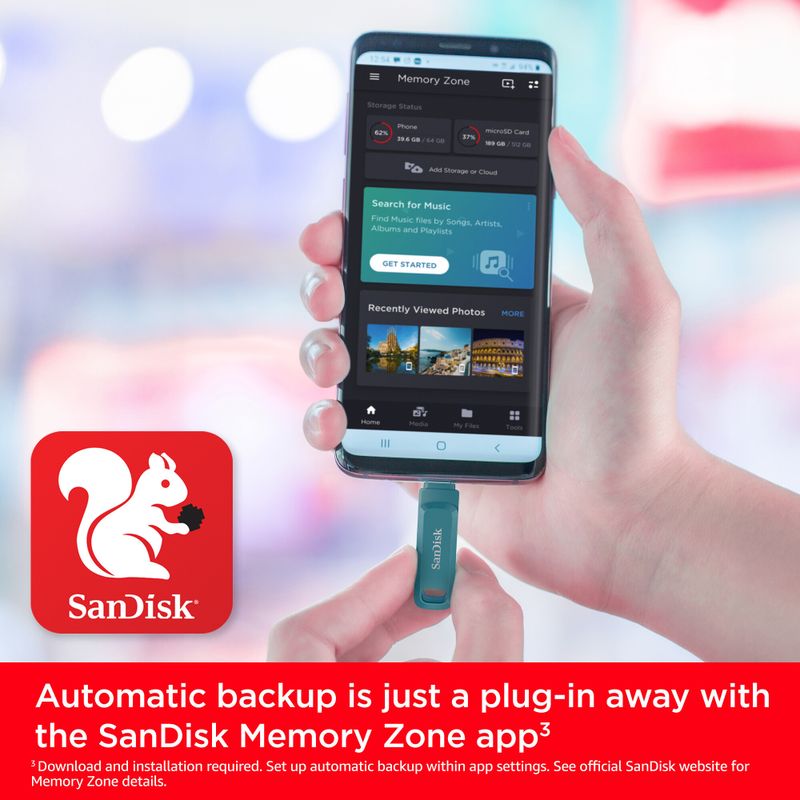 SanDisk 256GB OTG USB 3.2 Metal Case Drive - Image 6
