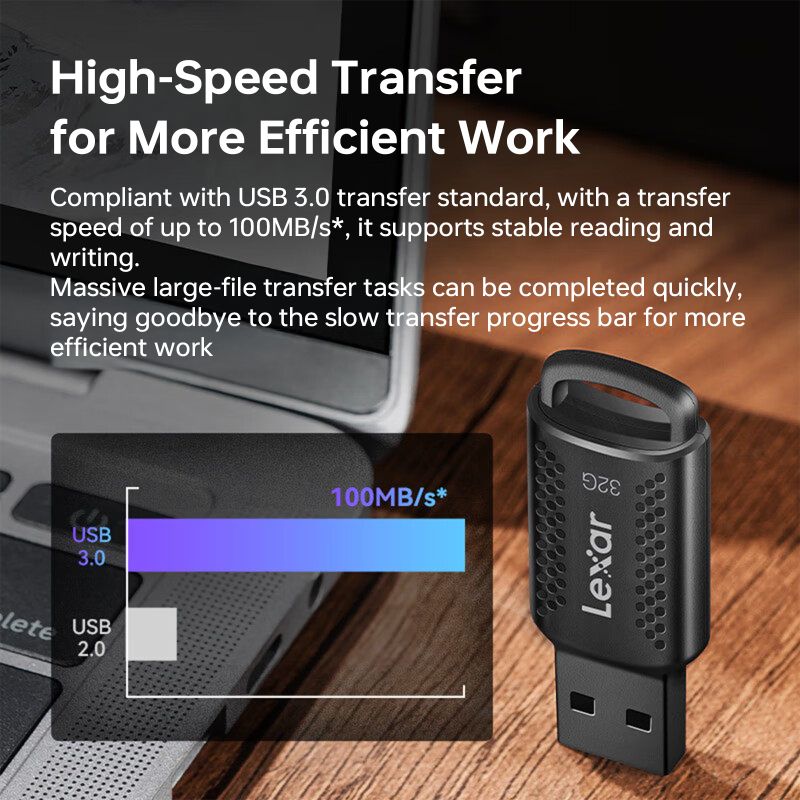Lexar JumpDrive V400 32GB USB 3.2 Flash Drive - Image 6