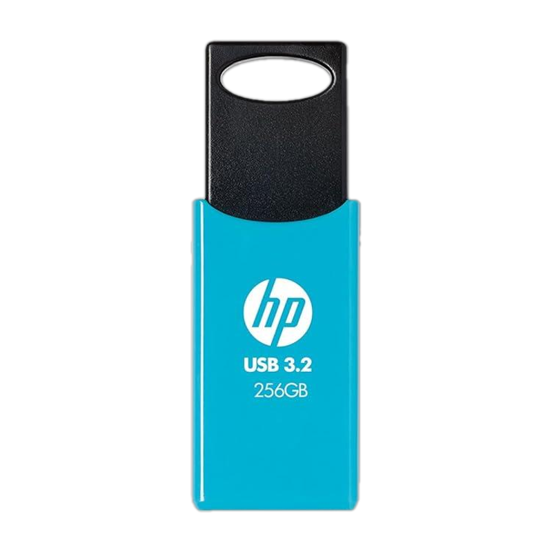 HP 712w 256GB USB 3.2 Flash Drive Blue 256 GB Pen Drive Compatible with Desktop Computer, Laptop USB 3.2 Plastic Case (Blue)