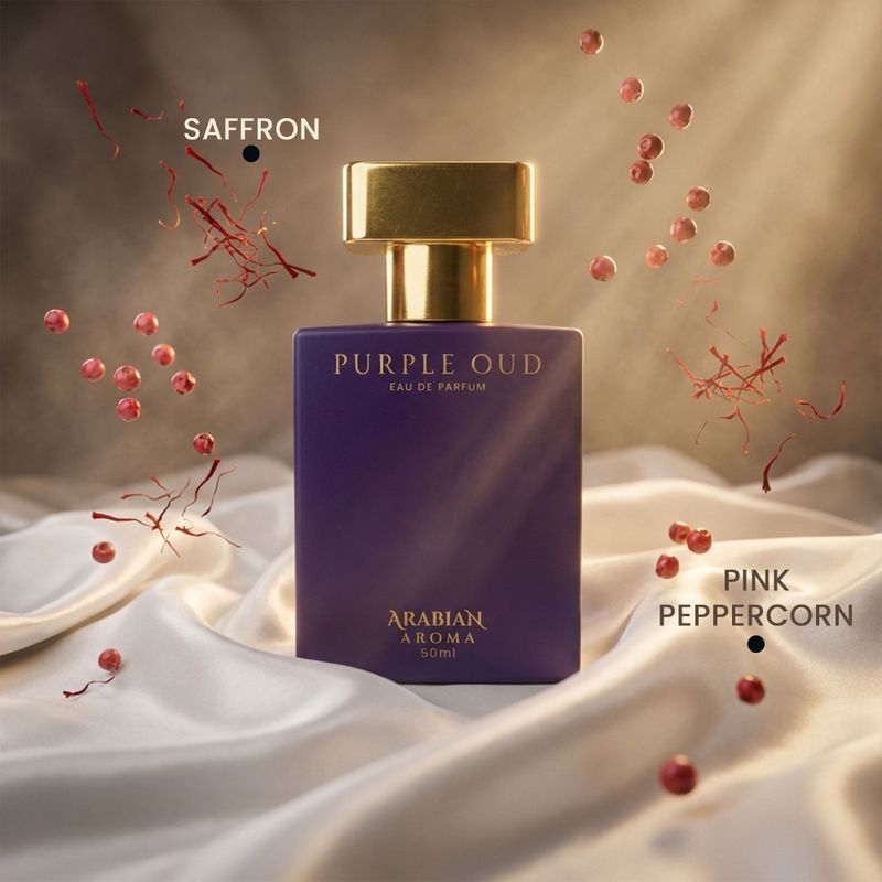 Arabian Aroma Purple Oud Perfume 50ml - Image 5