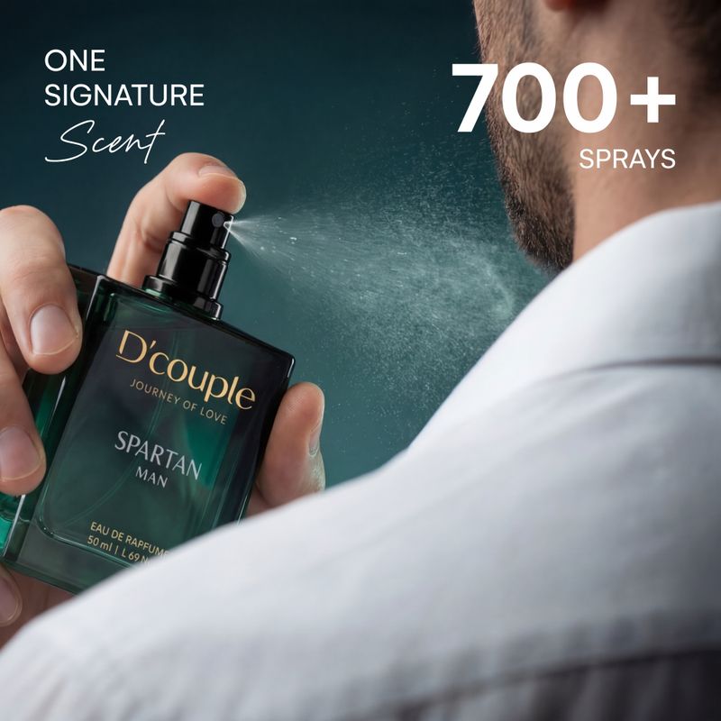 D'couple Crystal Love Aquatic & Spartan Man Eau De Parfum 50 ml Combo - Image 6