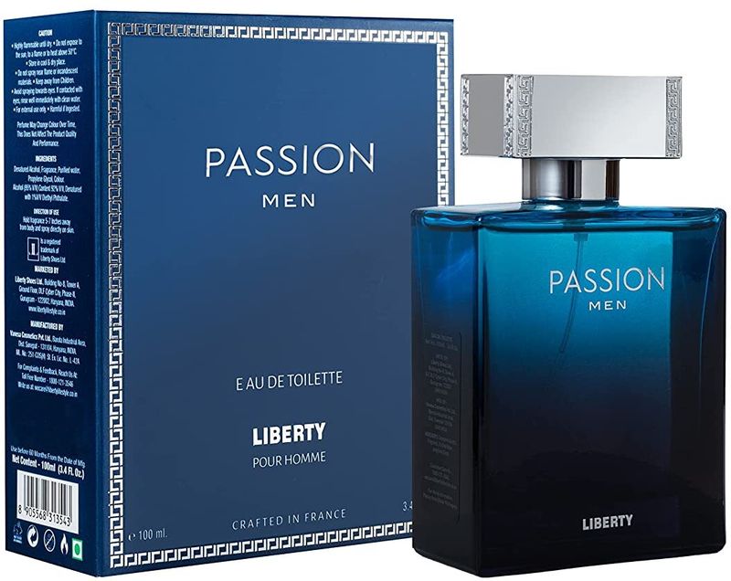 LIBERTY Luxury Passion Perfume for Men (100ml/3.4Oz), (EDT) Eau de Toilette - 100 ml (For Men) - Image 4