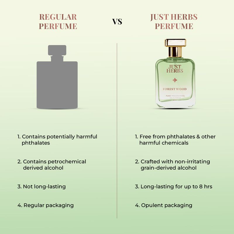 Just Herbs Energising Forest Wood Eau De Parfum 50ml - Image 6