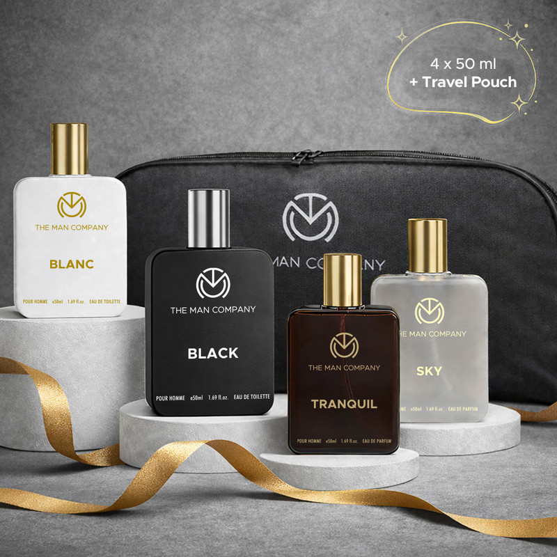 THE MAN COMPANY Perfume Gift Set - Timeless Fragrances | Luxury Long-Lasting Perfumes For Men Perfume  -  200 ml