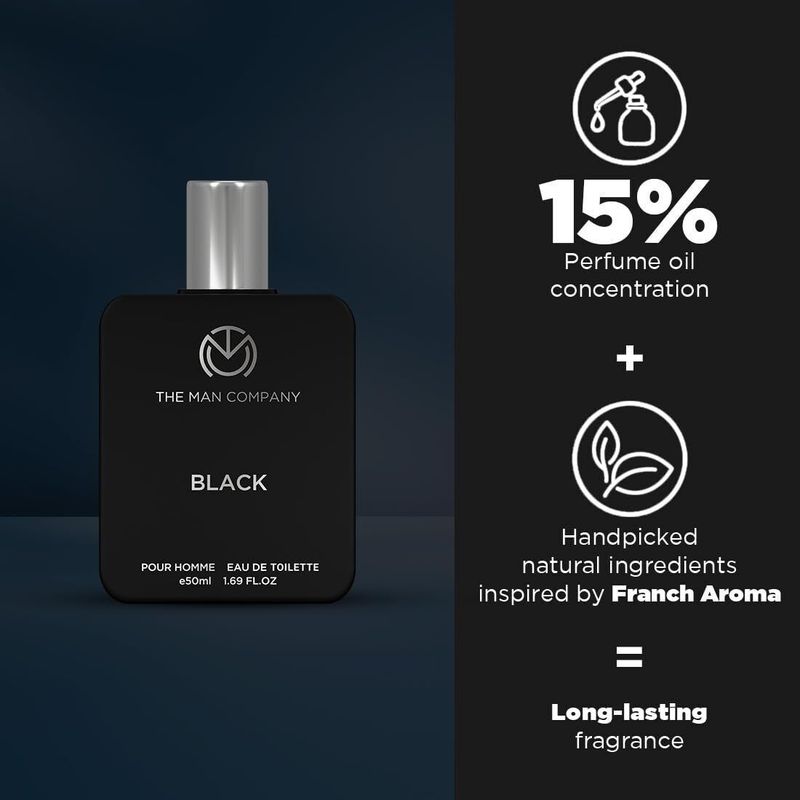 The Man Company Black Perfume 50ml - Image 5