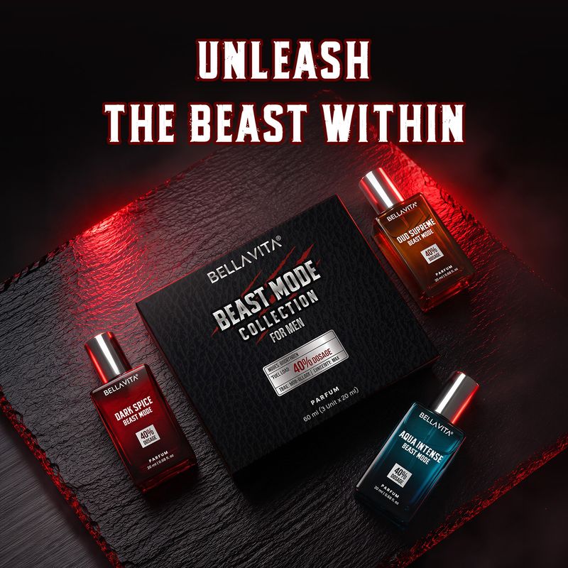BELLAVITA Beast Mode Perfume Pack of 3 · 20 ml (60 ml total) - Image 4