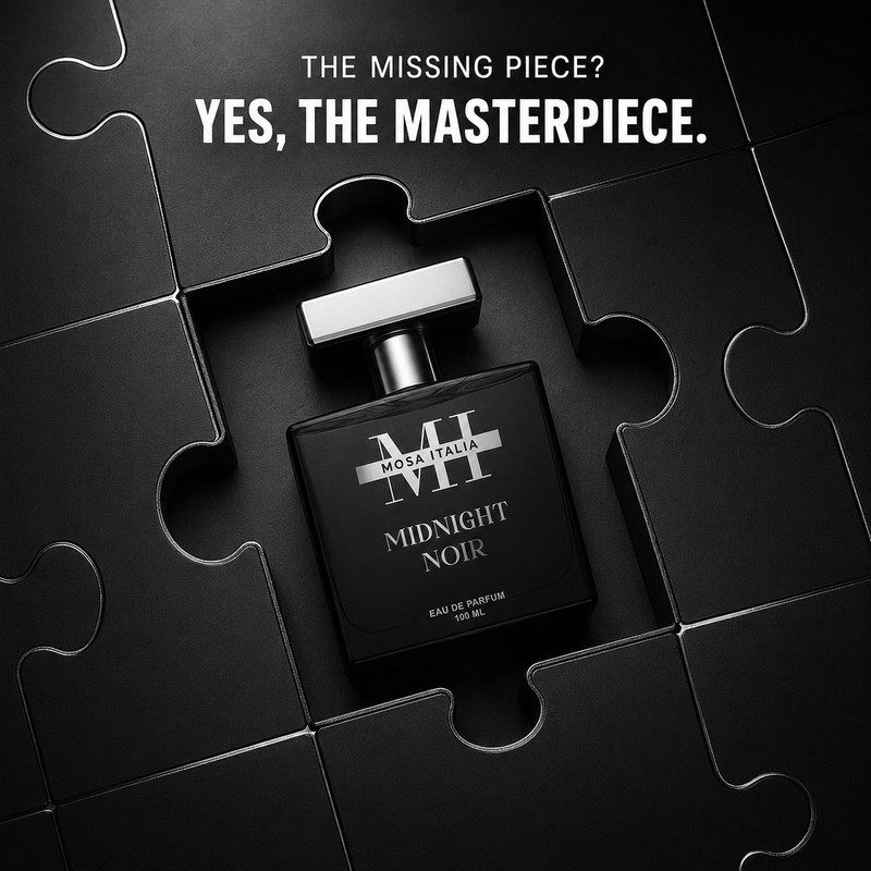 MOSA ITALIA Midnight Noir Long Lasting Perfume, Ideal for Gifting Purpose | Eau de Parfum  -  100 ml (For Men & Women)