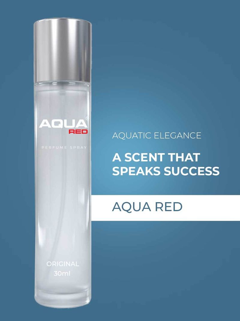 Aqua Red Long Lasting Fresh & Soothing Fragrance 2pcs (30ml each) Perfume - 60 ml (For Men) - Image 6