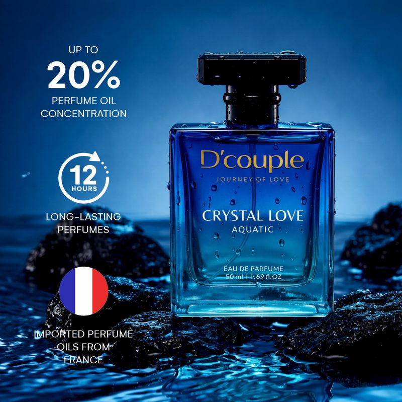 D'couple Crystal Love Aquatic & Spartan Man Eau De Parfum 50 ml Combo - Image 5