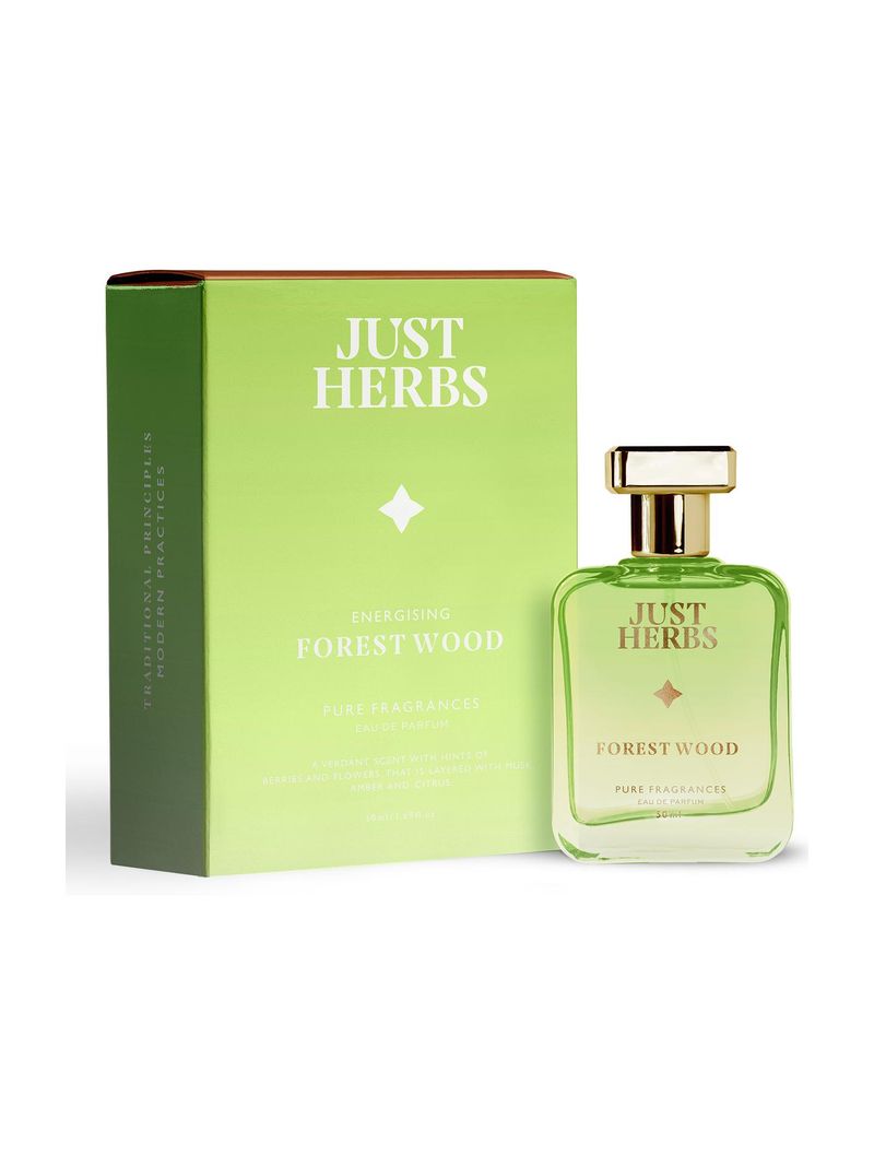 Just Herbs Energising Forest Wood Eau De Parfum 50ml - Image 2