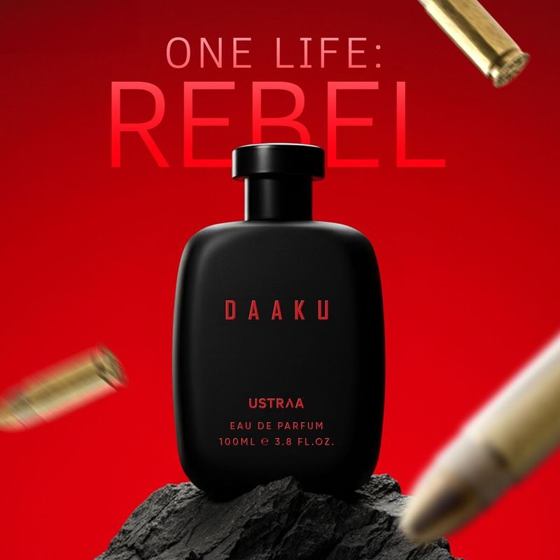 USTRAA Daaku â Strong, Rebel-Inspired Perfume For Men Perfume - 100 ml (For Men) - Image 7