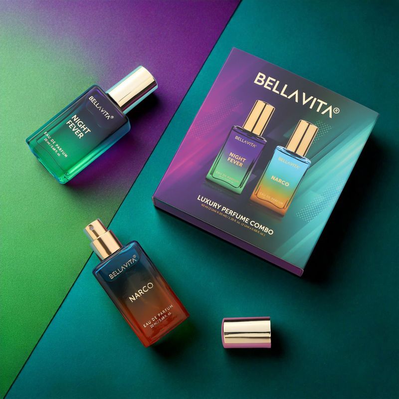BELLAVITA NARCO Perfume & NIGHT FEVER Perfume combo|2X20ML|With Citrusy & Woody Notes| Eau de Parfum - 40 ml (For Men & Women) - Image 5
