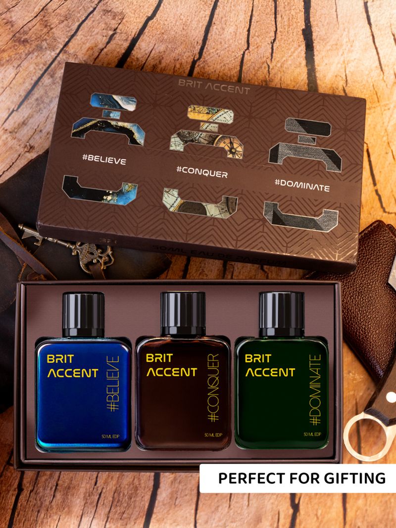 Brit Accent Grandeur Premium Collection Gift Set 3x50ml - Image 4