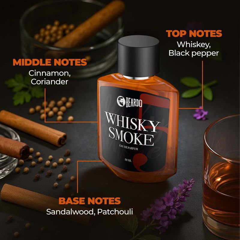 BEARDO Whisky Smoke EDP Perfume 50ml - Image 5
