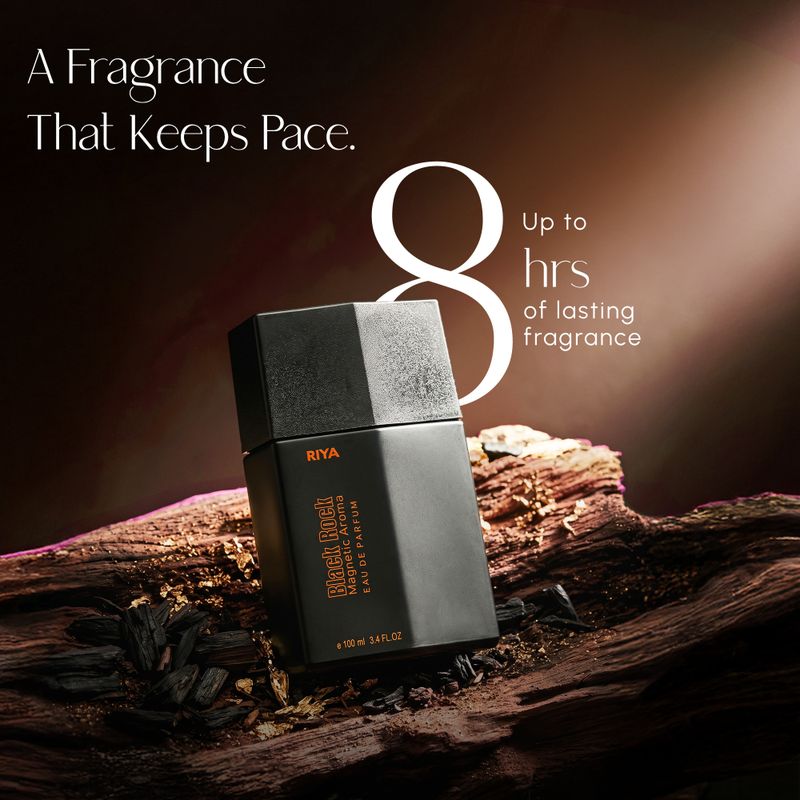 RIYA BLACK ROCK Magnetic Aroma Perfume 100ml - Image 6