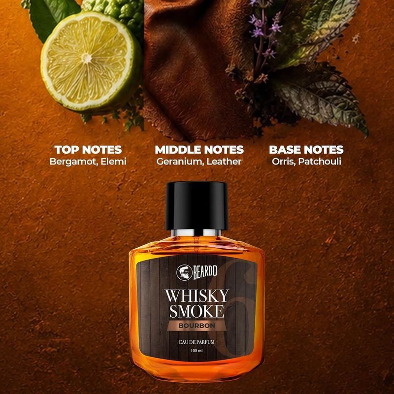 BEARDO Whisky Smoke Bourbon Perfume EDP 50ml - Image 4