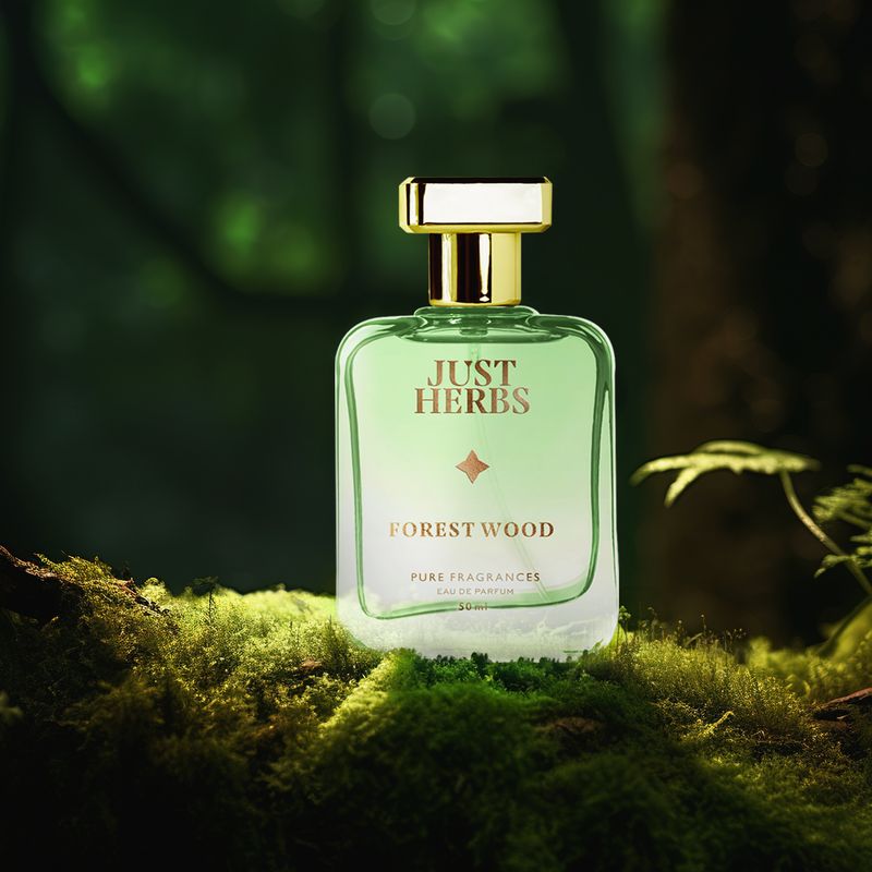 Just Herbs Energising Forest Wood Eau De Parfum 50ml - Image 3