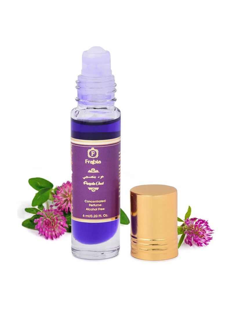 Frabia Purple Oud ATTAR/ITTAR No Alcohol Roll On - Image 2