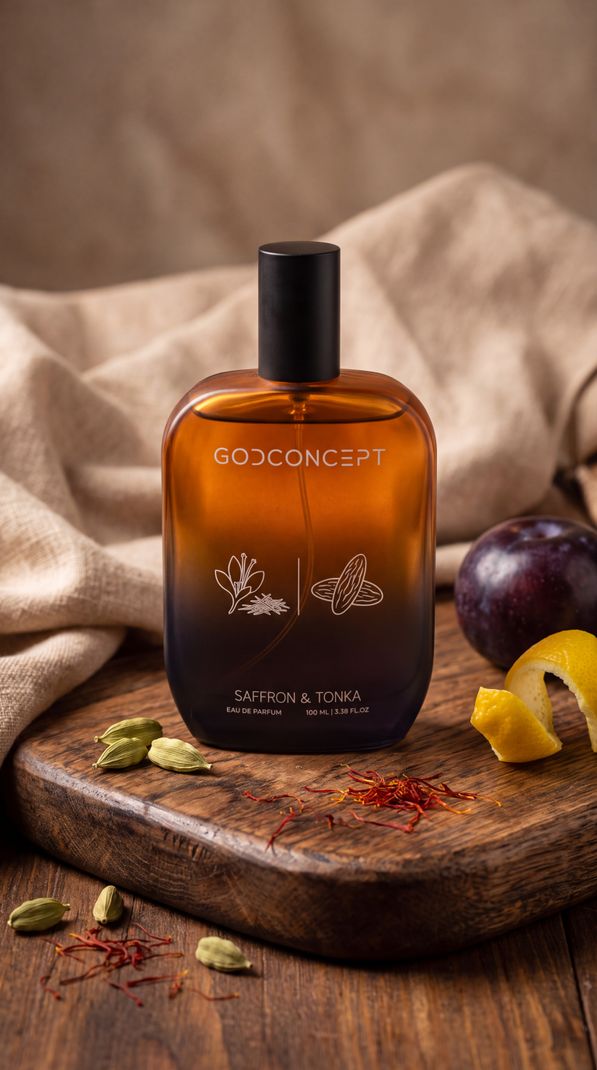 GodConcept Saffron & Tonka 100 Eau de Parfum 100ml - Image 2