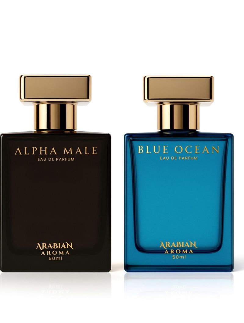 Arabian Aroma Alpha Male & Blue Ocean Perfume Set for Men 18ml - Image 2