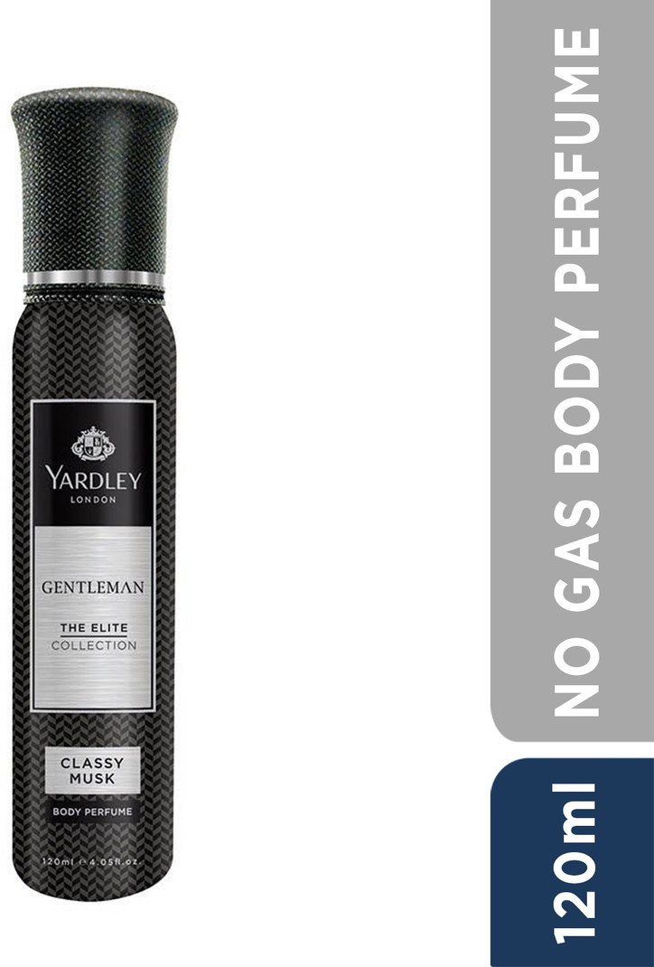 yardley london gentleman classy musk no gas body perfume 120 ml