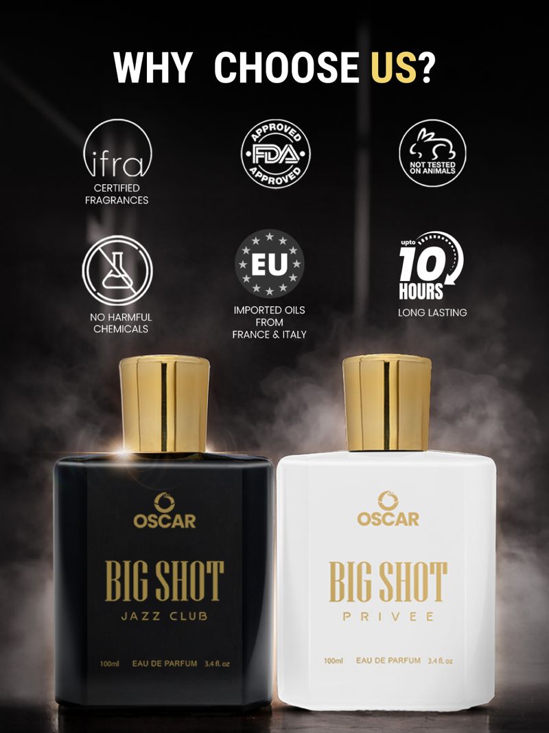 OSCAR Big Shot Jazz Club & Privee Premium Perfume Combo | Strong ...more - Image 6