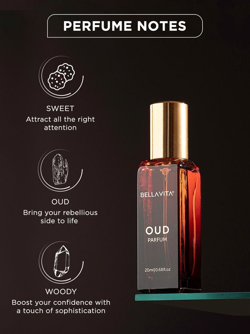 BELLAVITA Oud Parfum 20 ml Unisex - Image 5