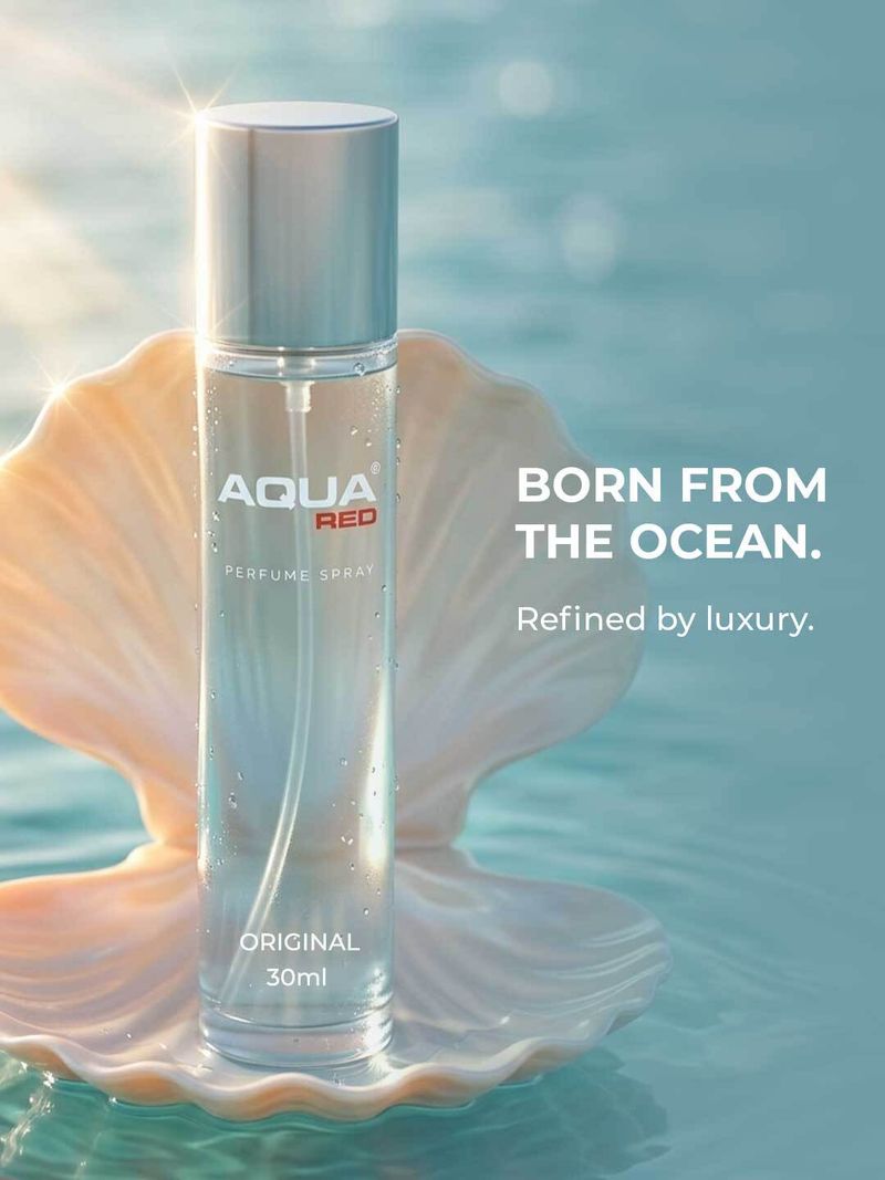 Aqua Red Long Lasting Fresh & Soothing Fragrance 2pcs (30ml each) Perfume - 60 ml (For Men) - Image 7