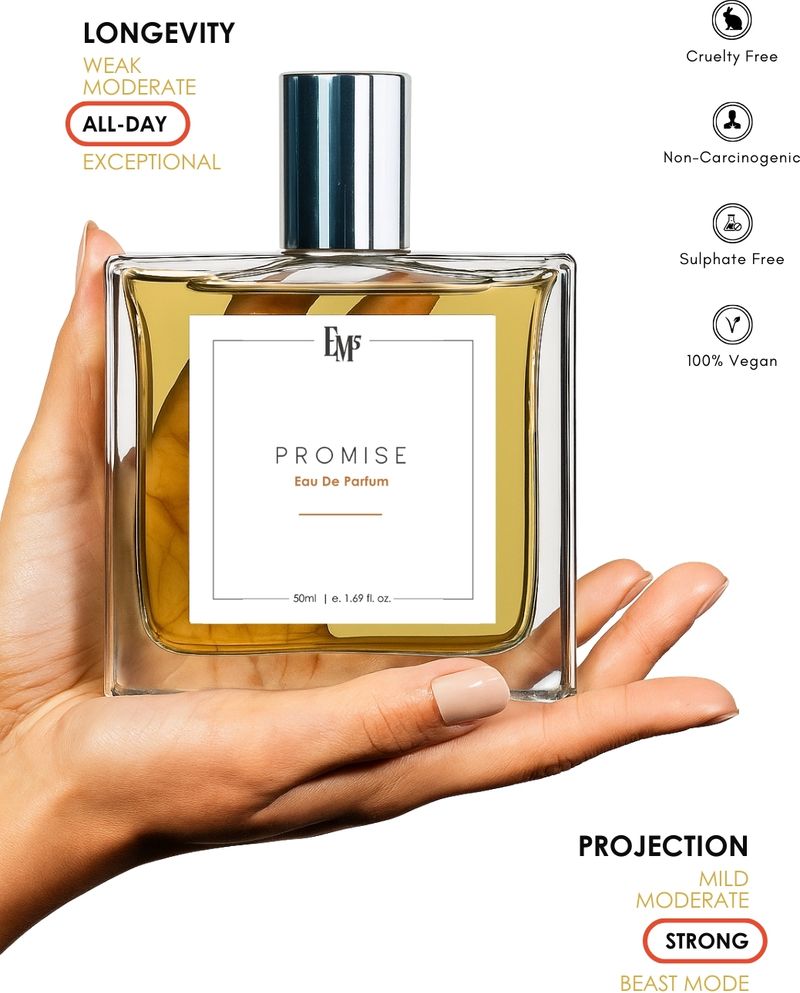 Em5 Promise Unisex Perfume | Woody Earthy Amber Fruity Fragrance | Eau de Parfum - 50 ml (For Men & Women) - Image 4