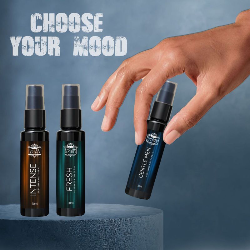 Next Care English Leather Gentlemen Fresh Intense (Pack of 3 X 10ml) - Image 5
