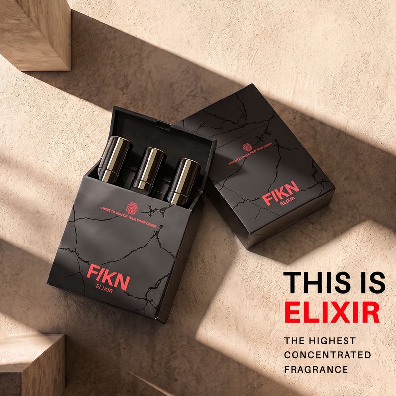 FIKN Collector's Edition Elixir Perfume, 30%+ Oil Concentration, Long Lasting, 24 ml Perfume - 24 ml (For Men) - Image 5