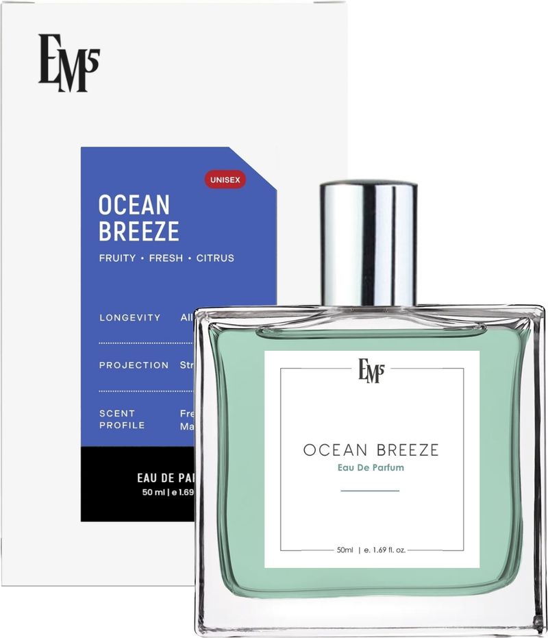 Em5 Ocean Breeze Perfume for Men 50ml - Image 3