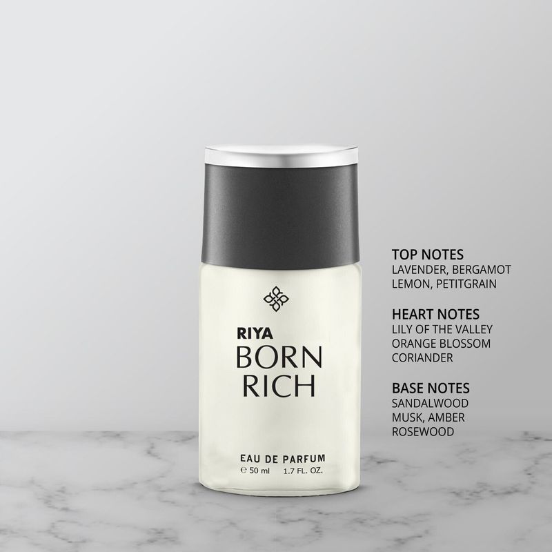 RIYA Bindas & Born Rich Perfume For Pack of 2 · 50 ml (100 ml total) - Image 3