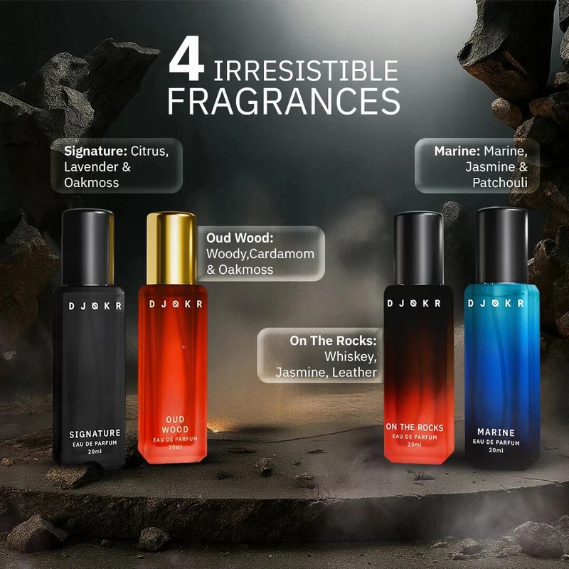DJOKR Perfume Gift Set 4x20ml Pack of 4 · 20 ml (80 ml total) - Image 3