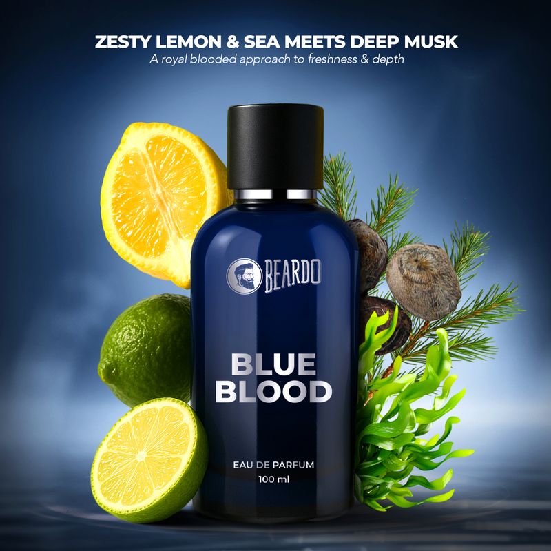 Beardo Blue Blood 100ml Perfume - Image 5