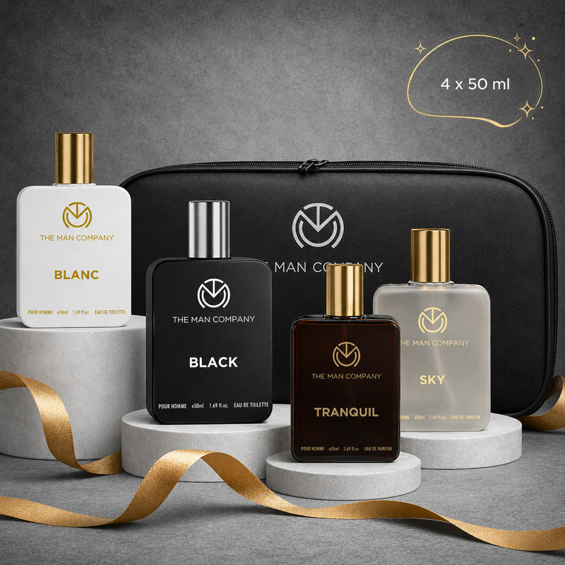 THE MAN COMPANY Perfume Gift Set - Timeless Fragrances 200 ml at ₹268 – Flipkart