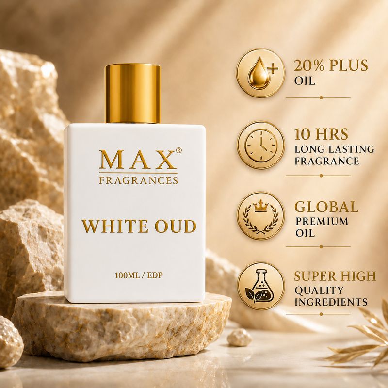 maxfragrances White Oud Elite Eau de Parfum 100ml - Image 6