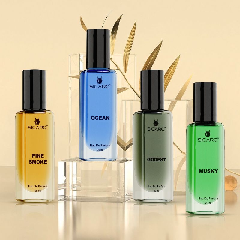 Sicaro Premium Perfume Gift Set Pack Pack of 4 · 20 ml (80 ml total) - Image 3