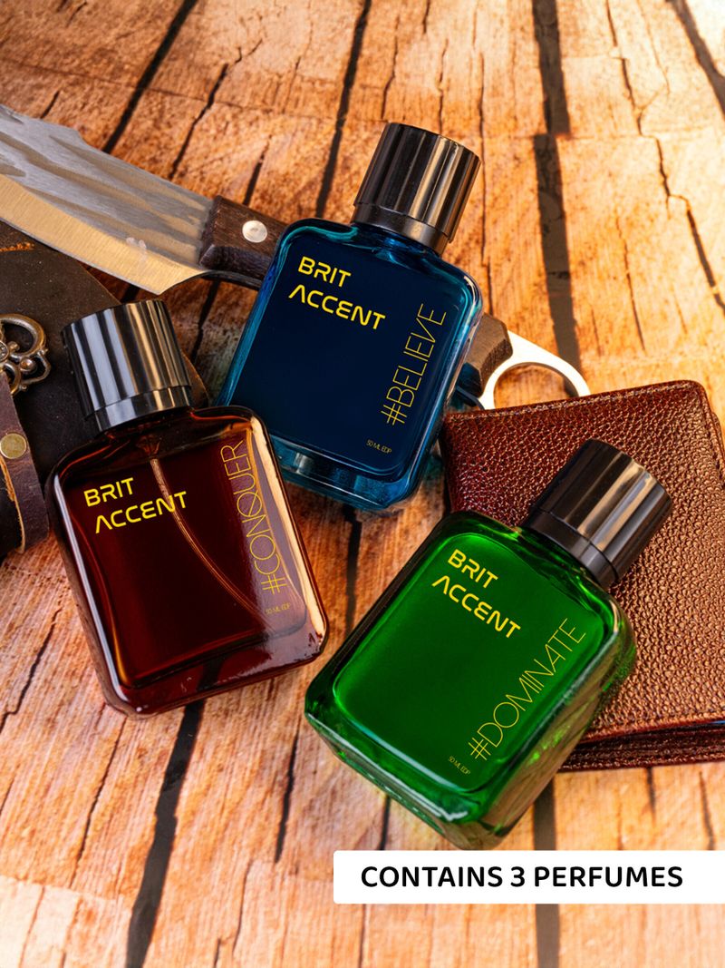 Brit Accent Grandeur Premium Collection Gift Set 3x50ml - Image 3