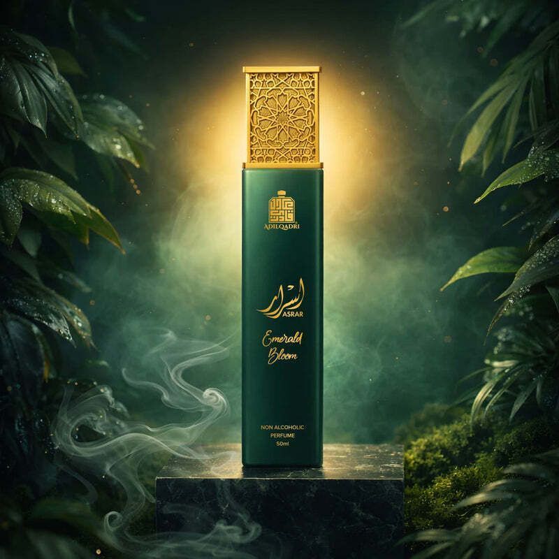 Adilqadri Asrar Emerald Bloom Non Alcoholic Perfume 50 ml - Image 2
