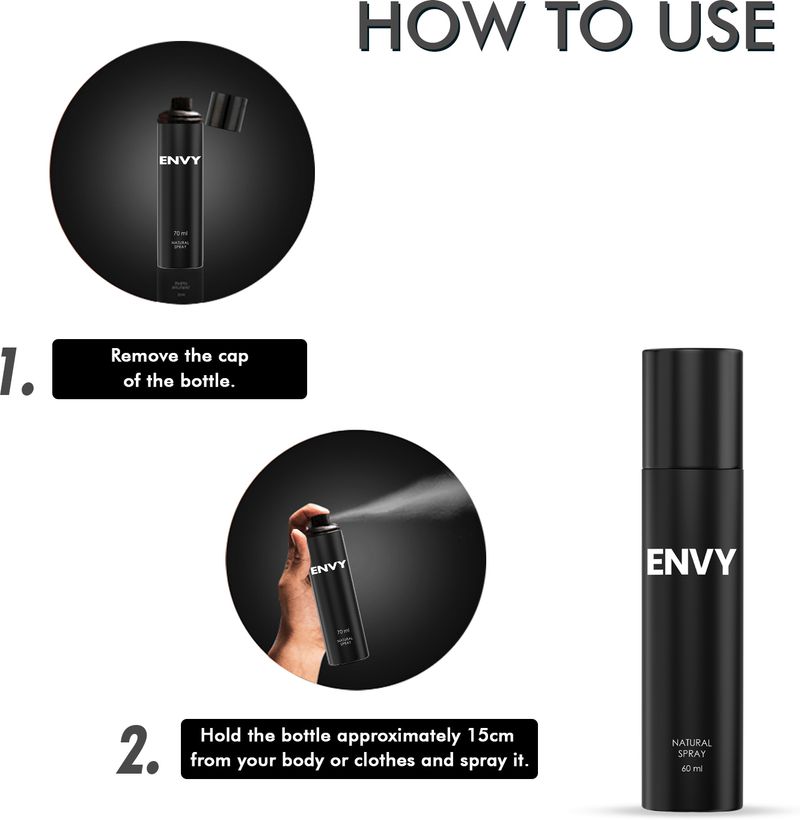Envy Natural Spray Gift Pack 60 ml Pack of 60 · 60 ml (3.6 L total) - Image 6