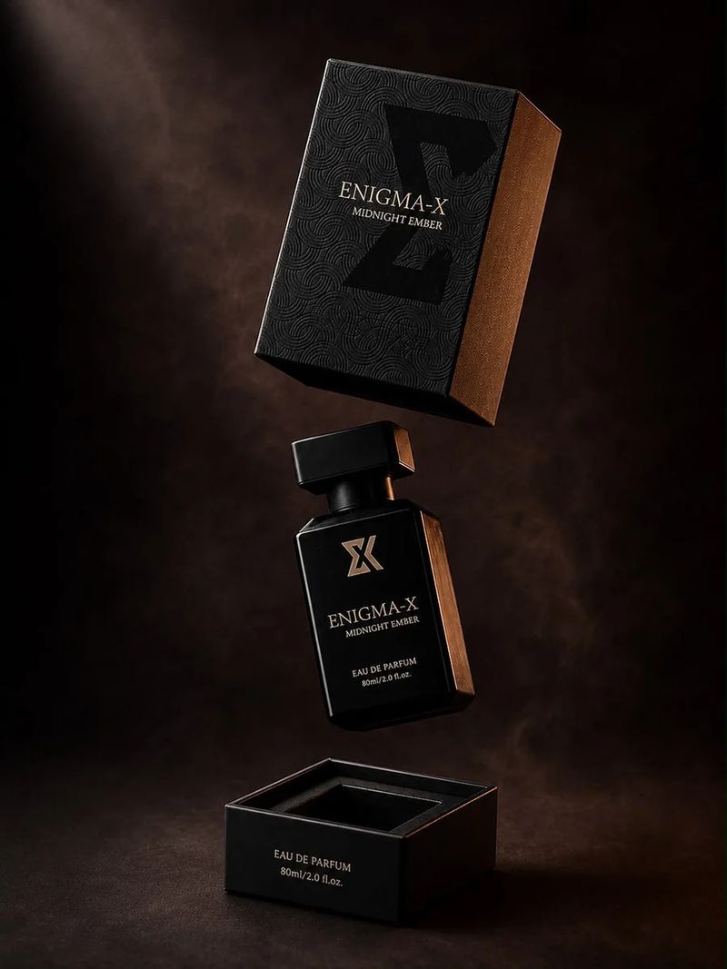 ENIGMAX Midnight Ember Perfume | Premium Long-Lasting Unisex EDP Perfume for Daily Wear Eau de Parfum - 80 ml (For Men & Women) - Image 3