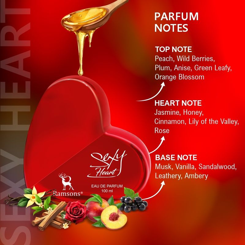 RAMSONS Sexy Heart Eau de Parfum 100 ml - Image 4