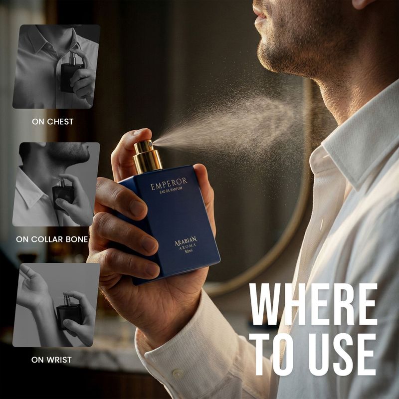 Arabian Aroma Emperor Perfume for Men, Citrus Lavender - Image 6