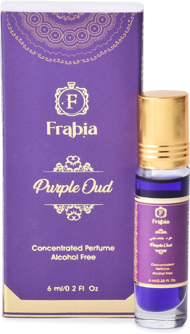 Frabia Purple Oud ATTAR/ITTAR No Alcohol Roll On - Image 3