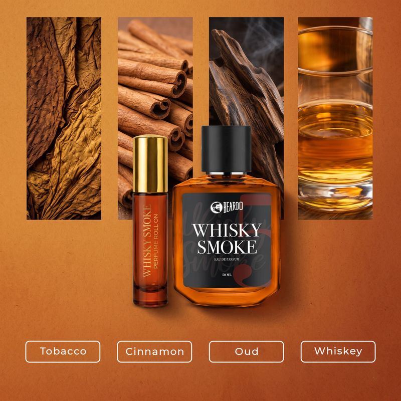 BEARDO Whisky Smoke Perfume & Roll On 57ml - Image 5