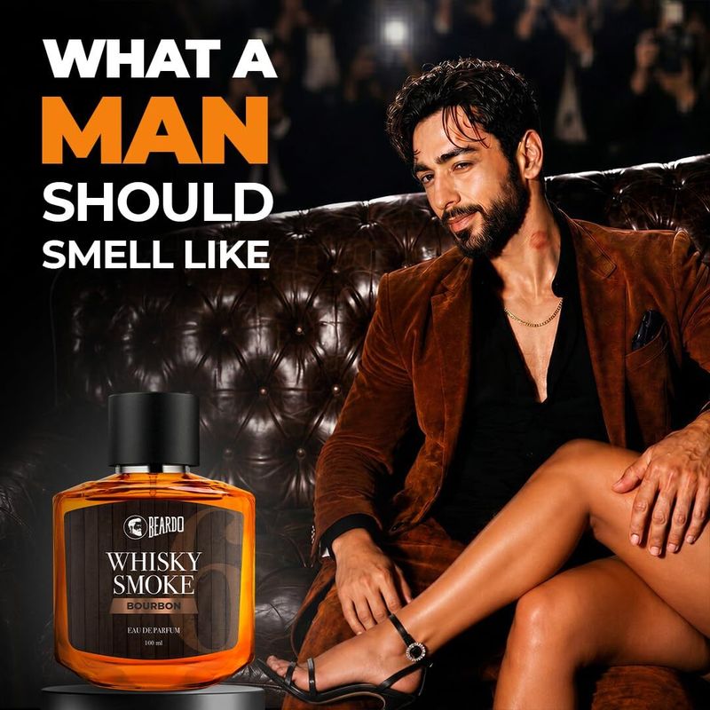 BEARDO Whisky Smoke Bourbon Perfume EDP 50ml - Image 3