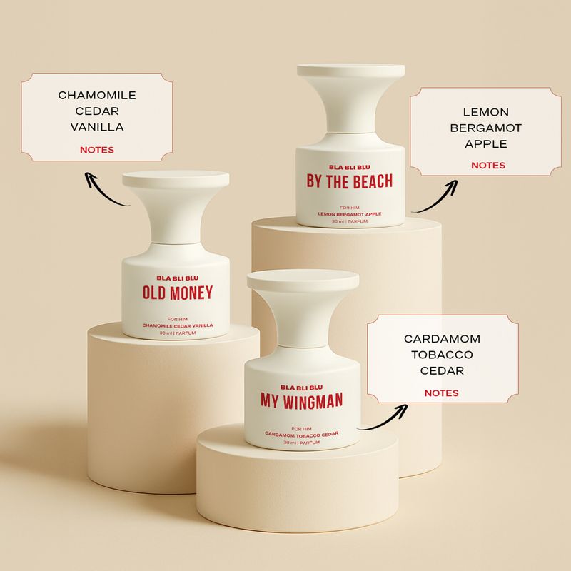 BLA BLI BLU Men Perfume Gift Set Pack of 3 · 30 ml (90 ml total) - Image 3