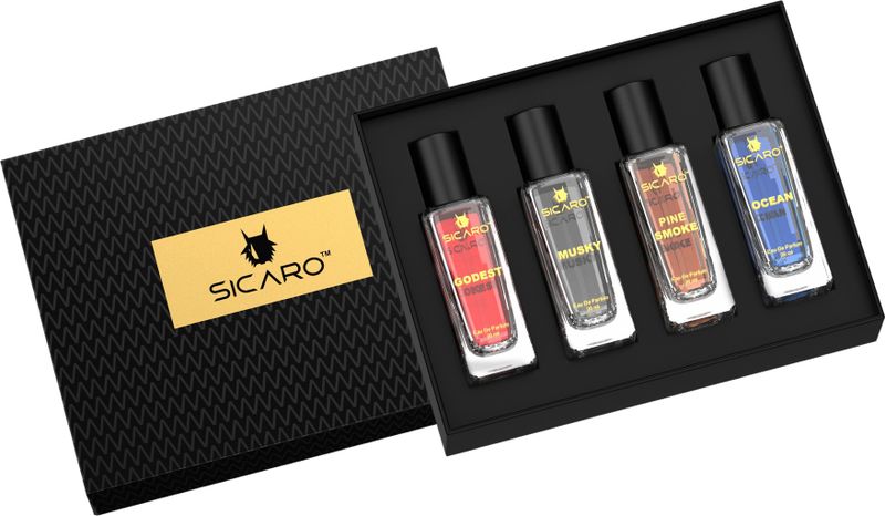 Sicaro Premium Perfume Gift Set Pack Pack of 4 · 20 ml (80 ml total) - Image 2